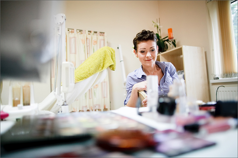 Fotograf ślubny reportaż przygotowania