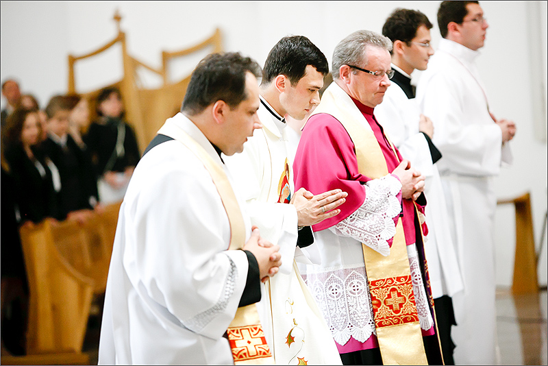 Zdjęcia na prymicjach reportaż