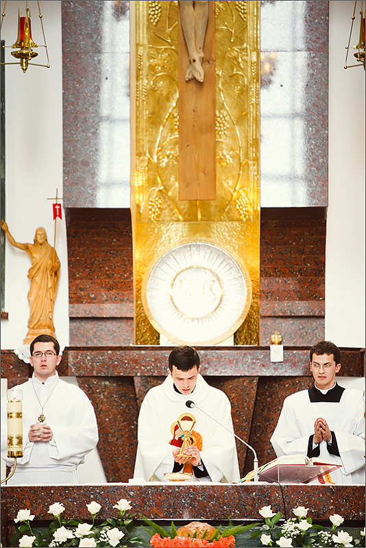 Zdjęcia na prymicjach reportaż