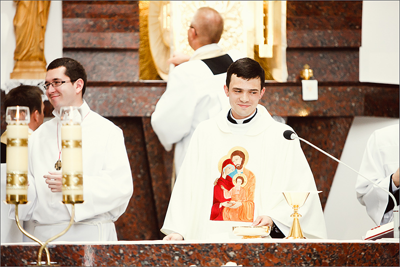 Zdjęcia na prymicjach reportaż